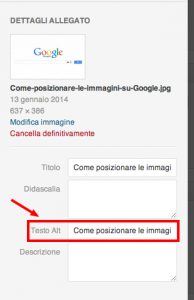 Come posizionare le immagini su Google
